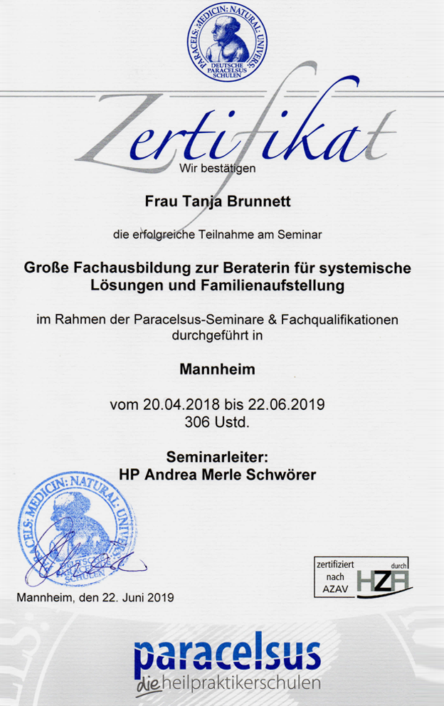 Zertifikat